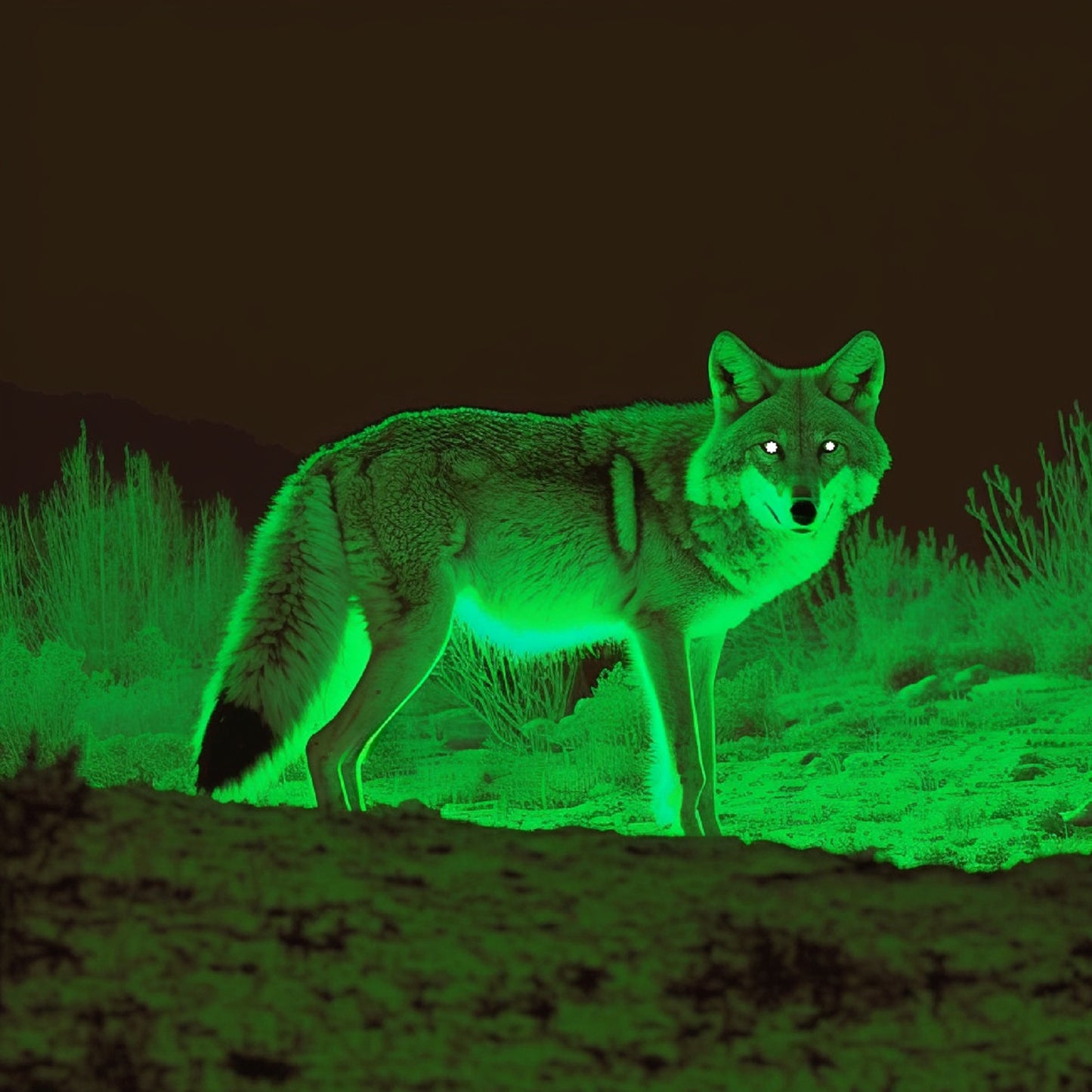 A10 Super Bright Zoomable Green Red Infrared Amber White Hunting Light for Predators, Varmints, Coyotes, Hogs, Racoons